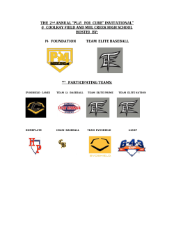 THE 2nd ANNUAL &ldquo;PLAY FOR CURE