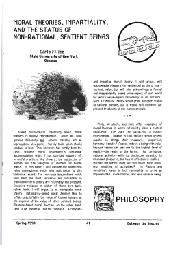 Moral Theories, Impartiality, and the Status of Non