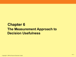 Measurement Approach to Decision