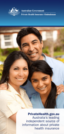 PrivateHealth.gov.au Australia`s leading independent source of