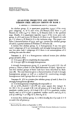 QUASI-PURE PROJECTIVE AND INJECTIVE