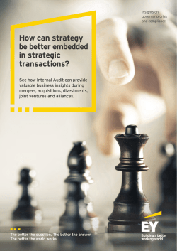How can strategy be better embedded in strategic transactions?