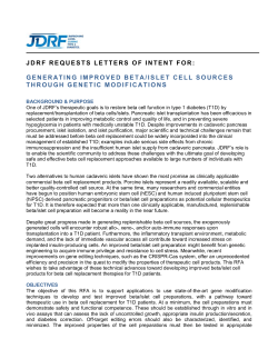 generating improved beta/islet cell sources through genetic