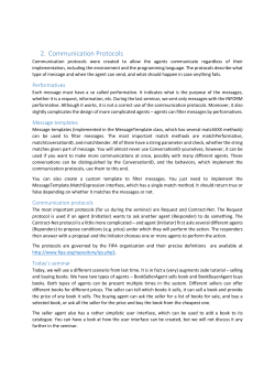 Jade - communication protocols