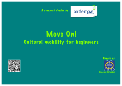 Move On! - Creative Europe Desk KULTUR