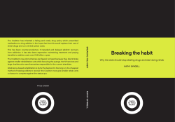 Breaking the habit - Centre for Policy Studies