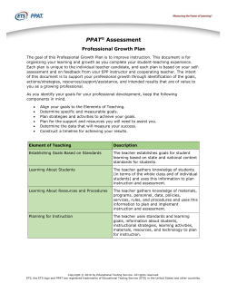 Professional Growth Plan (Word)