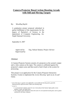 Computer Vision Based Action Shooting Arcade Game with Still and