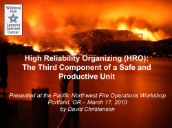 Fire Behavior Modeling Tools
