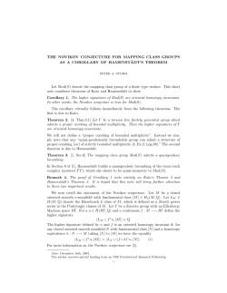 The Novikov conjecture for mapping class groups as a corollary of