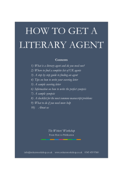 how to get a literary agent