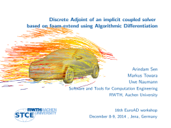 Discrete Adjoint of an implicit coupled solver based on foam