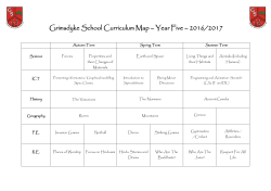 Grimsdyke School Curriculum Map – Year Five – 2016/2017