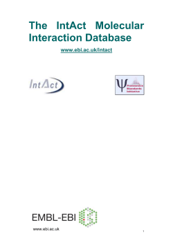 Heading 1 (Getting started with XXX) - EMBL-EBI