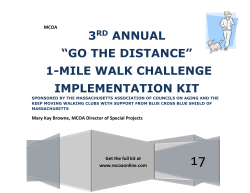 Go the Distance 1-Mile Walk Challenge of 2017