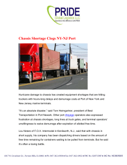 Chassis Shortage Clogs NY