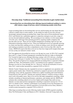 One-stop shop: Traditional accounting firms diversify to