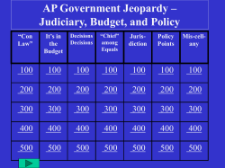 Jeopardy *American Revolution*