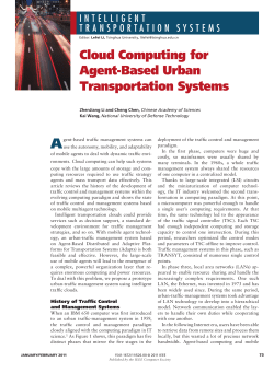 Cloud Computing for Agent-Based Urban Transportation - ISI