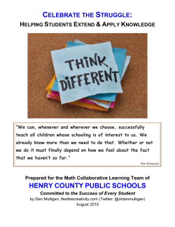 Table of Contents Revised SOL Test Blueprints