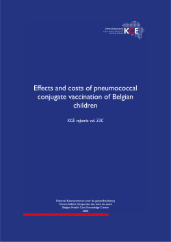 Effects and costs of pneumococcal conjugate vaccination of