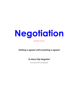 Red and Blue Styles of Negotiation