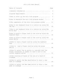 Table of Contents - Matthews Software Incorporated