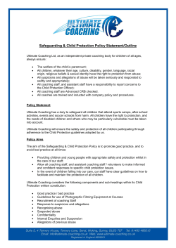 PSR Coaching, as an independent coaching