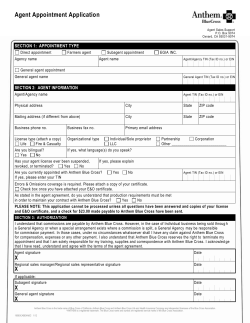 Agent Appointment Application