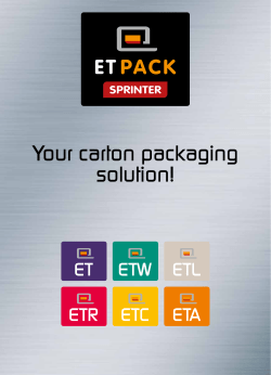 Your carton packaging solution!