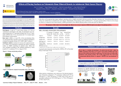 Effects of Playing Surfaces on Volumetric Bone Mineral