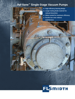 Ful-Vane™ Single-Stage Vacuum Pumps