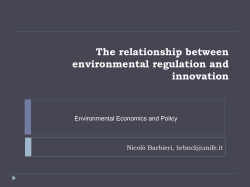 The relationship between environmental regulation and