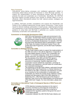 Policy Framework