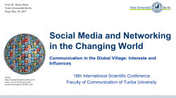 How &ldquo;Social&ldquo; are &ldquo;Social Media&ldquo;?