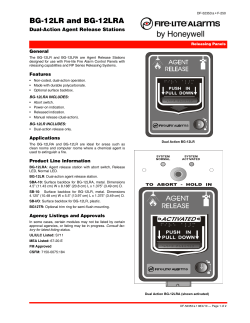 BG-12LR and BG-12LRA - Fire