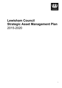 Strategic Asset Management Plan 2015-20