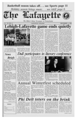 Lehigh-Lafayette game ends quietly