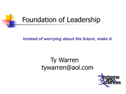 The leader must have learned