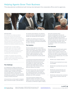 Helping Agents Grow Their Business