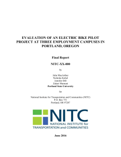 E-bike Research - Project Proposal Management System