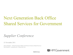 Shared Services Strategy