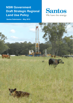 NSW Government Draft Strategic Regional Land Use Policy