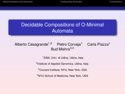 Decidable Compositions of O