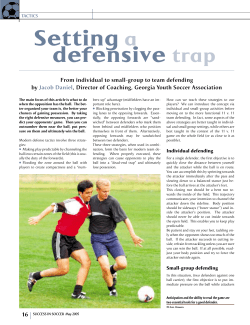 Setting a defensive trap