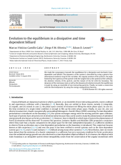 Evolution to the equilibrium in a dissipative and time dependent