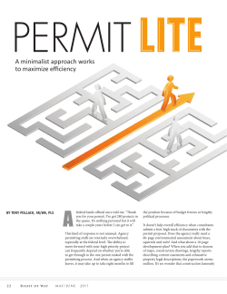 A minimalist approach works to maximize efficiency