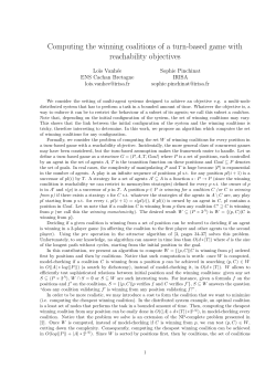 Computing the winning coalitions of a turn-based game with