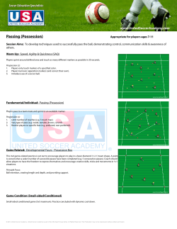 Passing (Possession) - United Soccer Academy