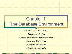 Jason CH Chen, Ph.D. Professor of MIS School of Business